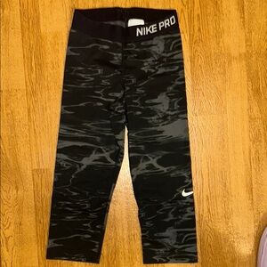 Nike Pro Kids Black Leggings
